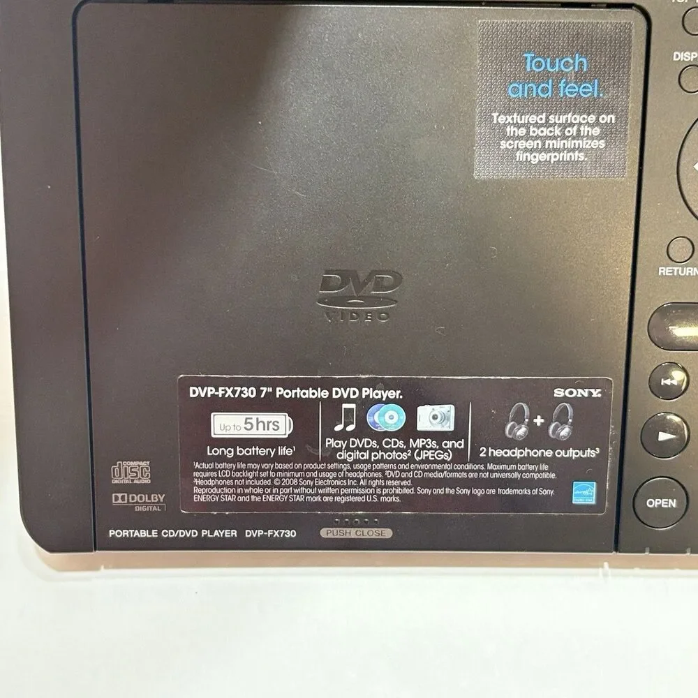 Sony DVP-FX730 Portable DVD Player (7